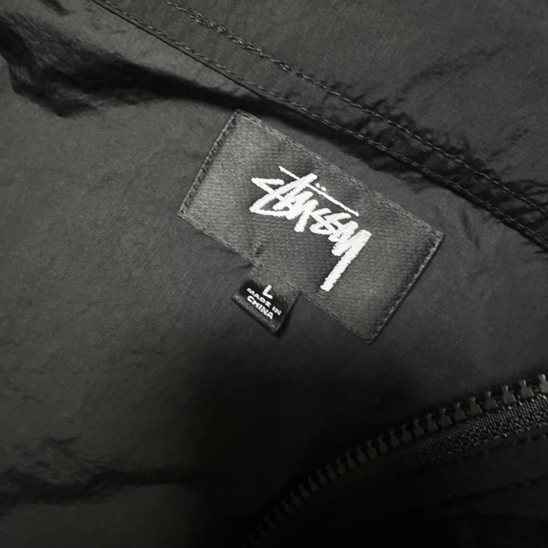 스투시 블랙 아노락 L 상품이미지3