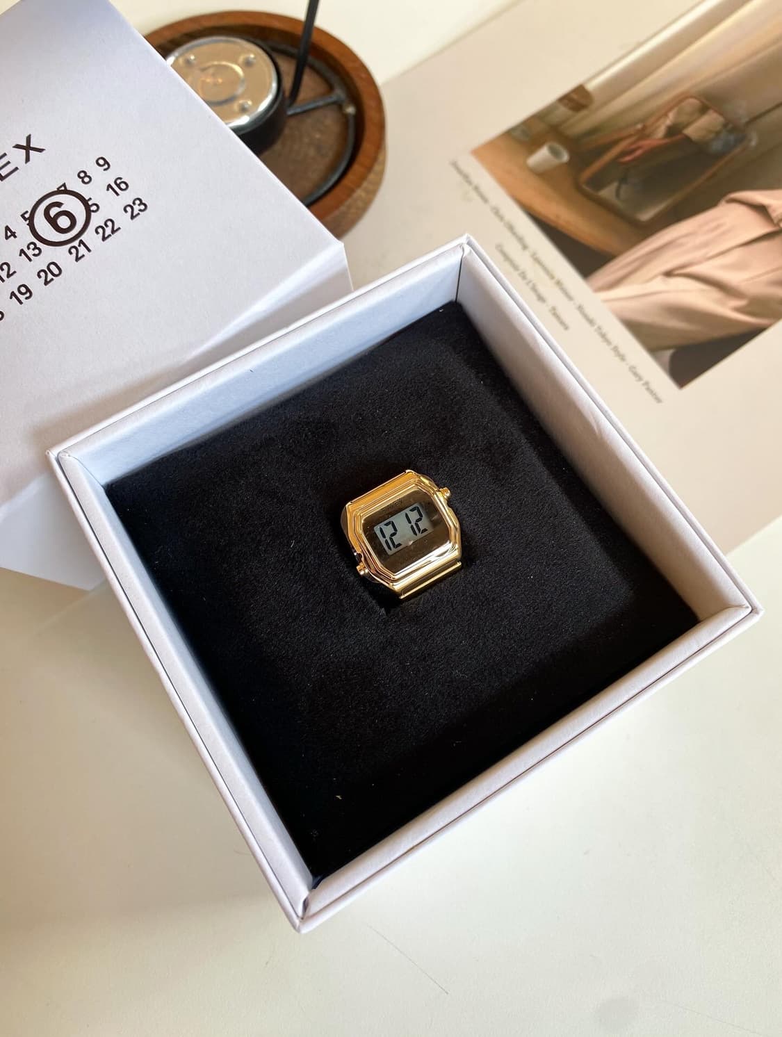 [S-M,M-L] 타이맥스 x MM6 메종 마르지엘라 T80 링 워치 상품이미지10