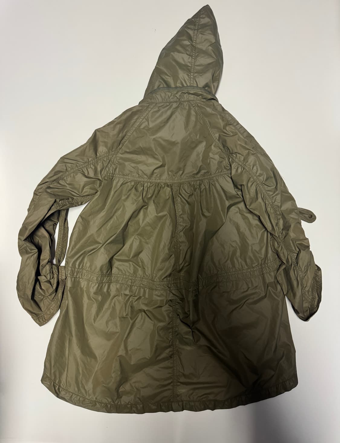 여성 일본빈티지 버튼 후드 야상 자켓 S 카키 상품이미지2