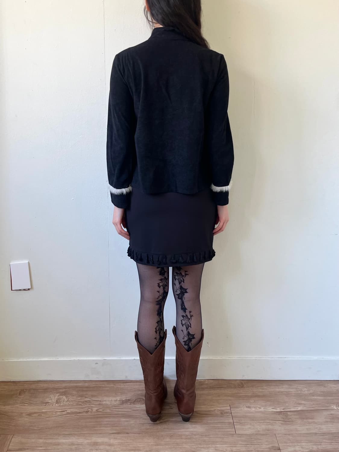 lnvitation 레이스 퍼 터틀넥 상품이미지10