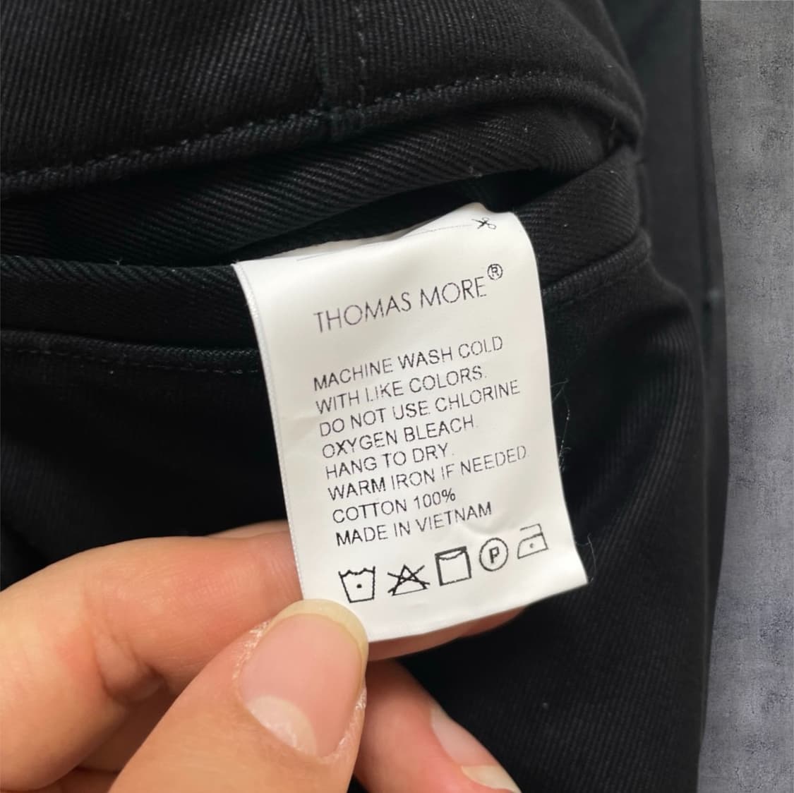 토마스모어 Thomas More 블랙 덴스 오피서 팬츠 XS 상품이미지4