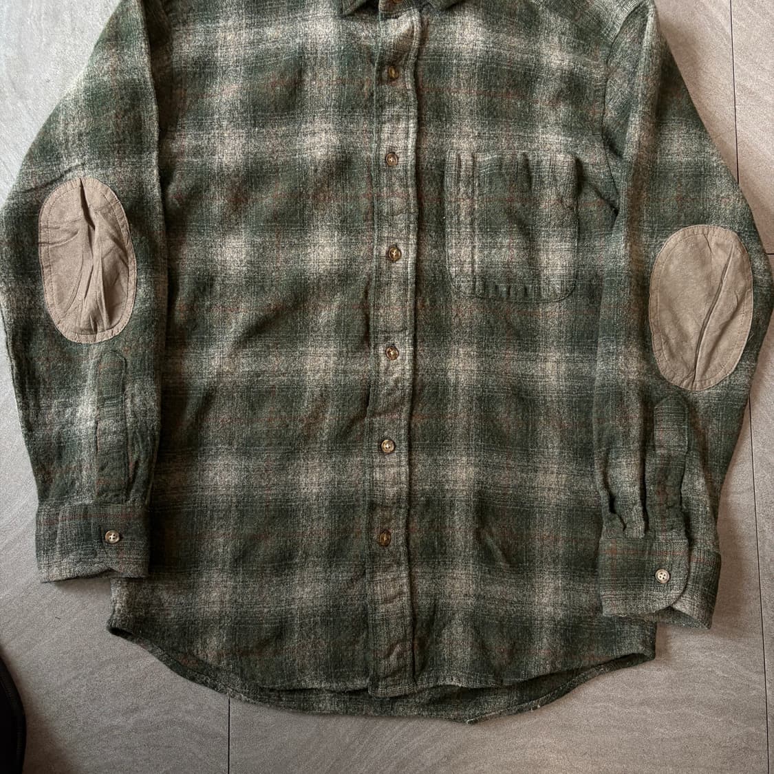 90s Pendleton 90년대 미국 생산 펜들턴 체크 울 셔츠 상품이미지4