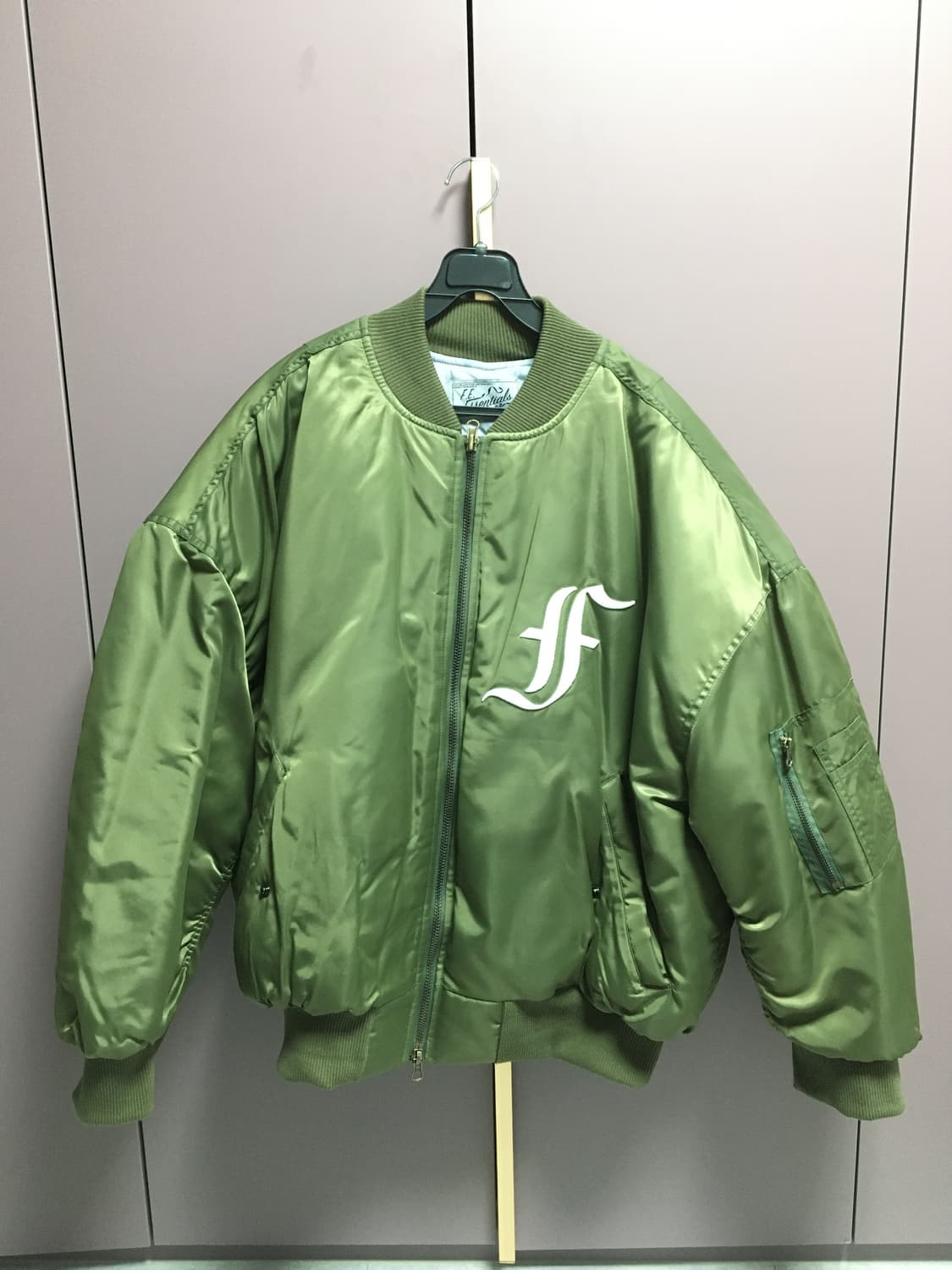 샵페어리 봄버자켓 카키 상품이미지1