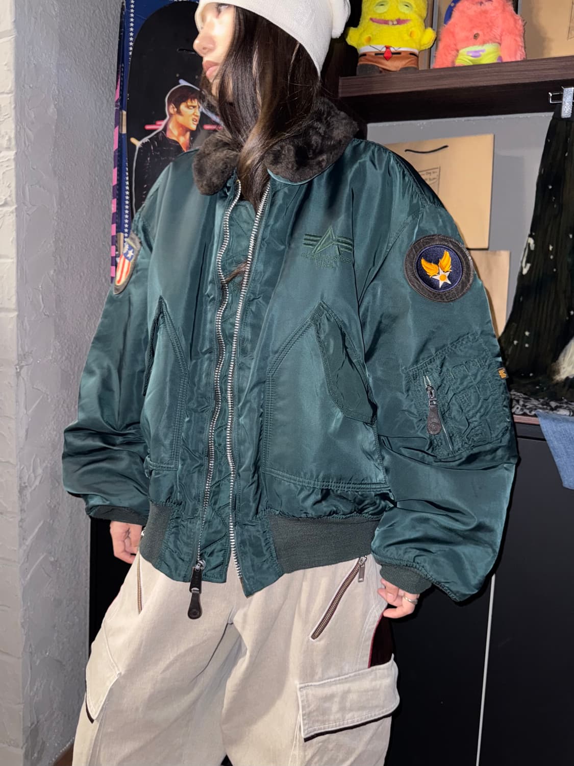 90's Alpha Industries 항공점퍼 상품이미지2