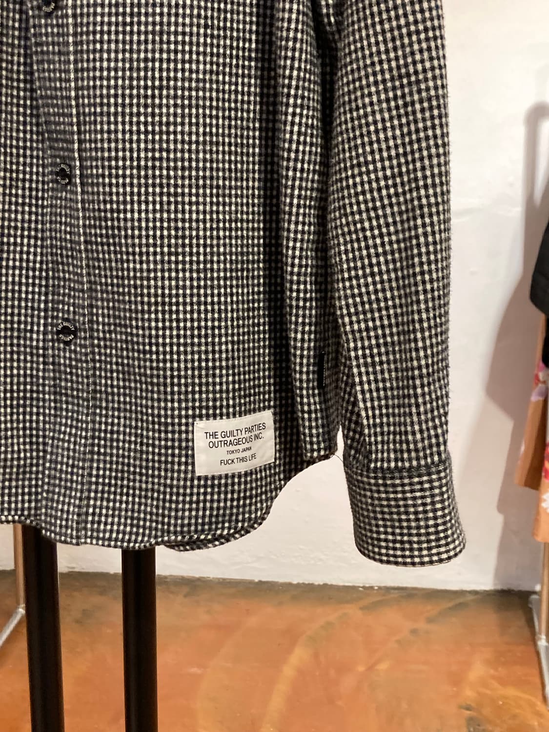 와코마리아 로고 패치 셔츠 상품이미지7