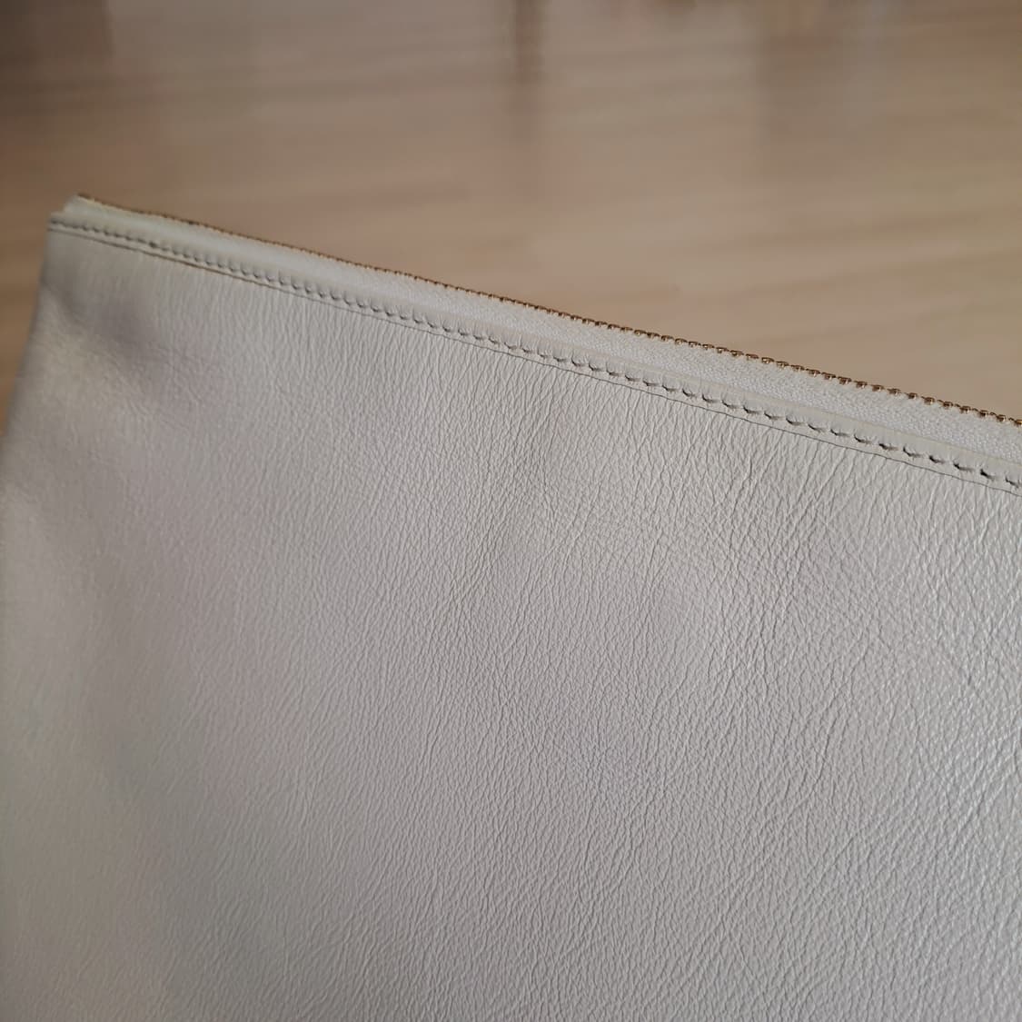 [100%/정품] 구찌 라자 스트라이프 타이거 헤드 클러치 아이보리 상품이미지5