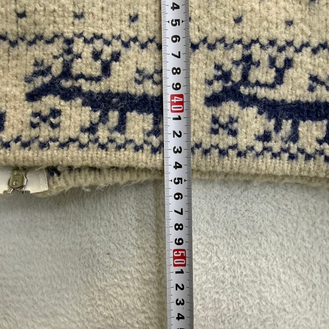 실측확인 빈티지 노르딕 패턴 가디건 0511T 상품이미지6