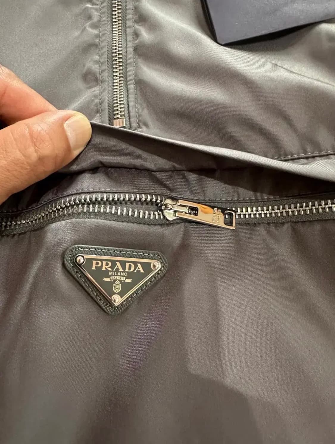 프라다/리나일론테크니컬후드아노락/M 상품이미지9