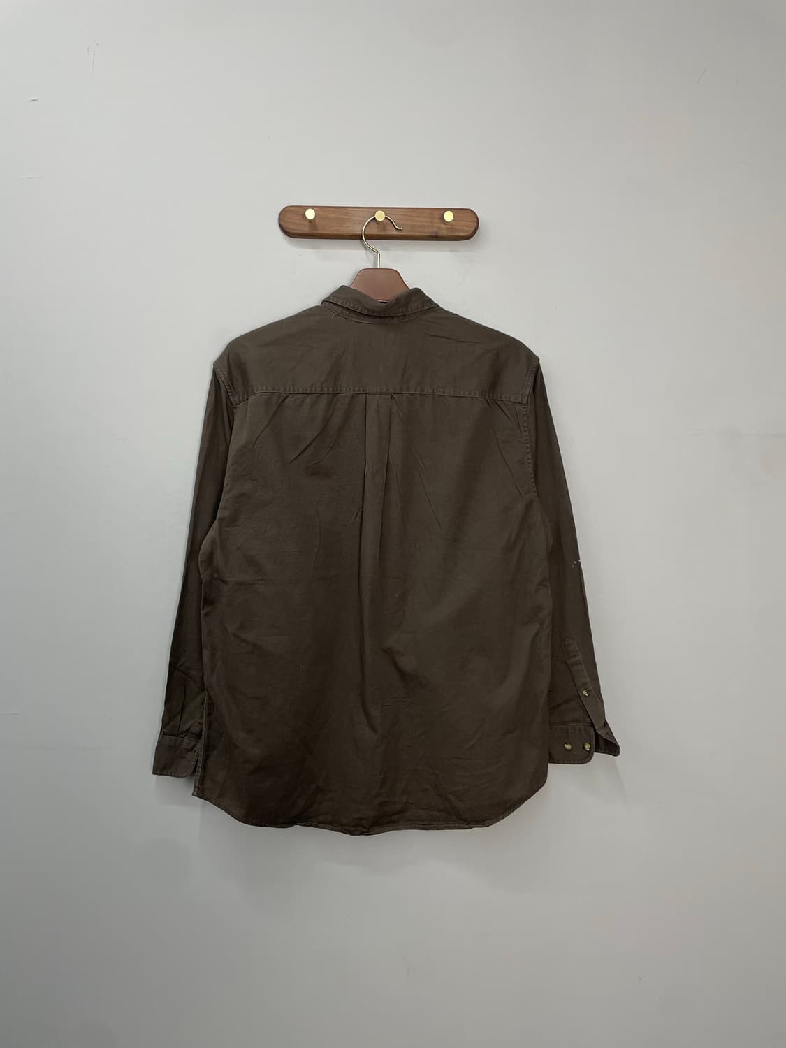 폴로 랄프로렌 브라운 솔리드 셔츠 H1108 상품이미지4