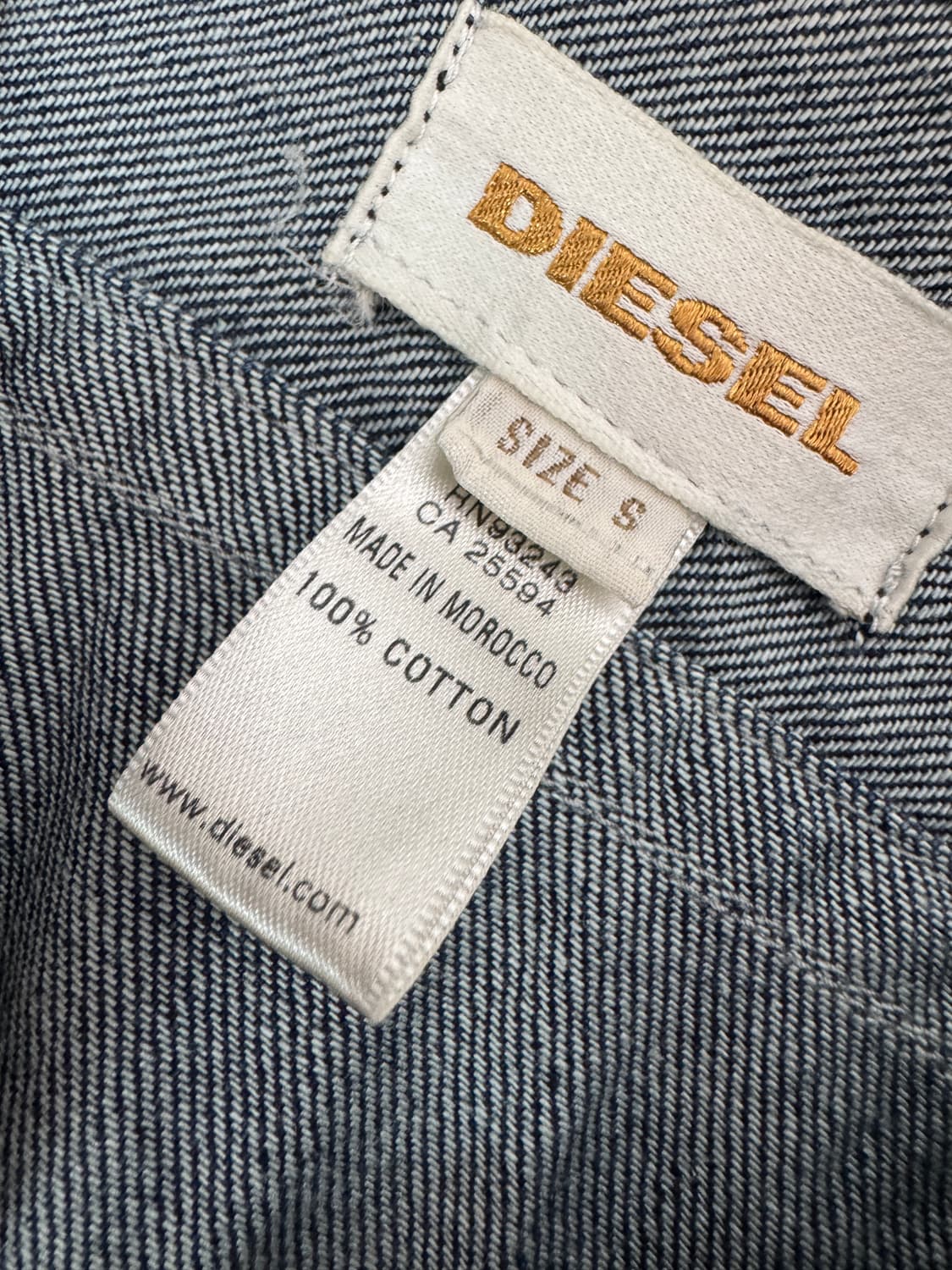 디젤 Diesel 빈티지 워싱 데님 자켓 상품이미지4