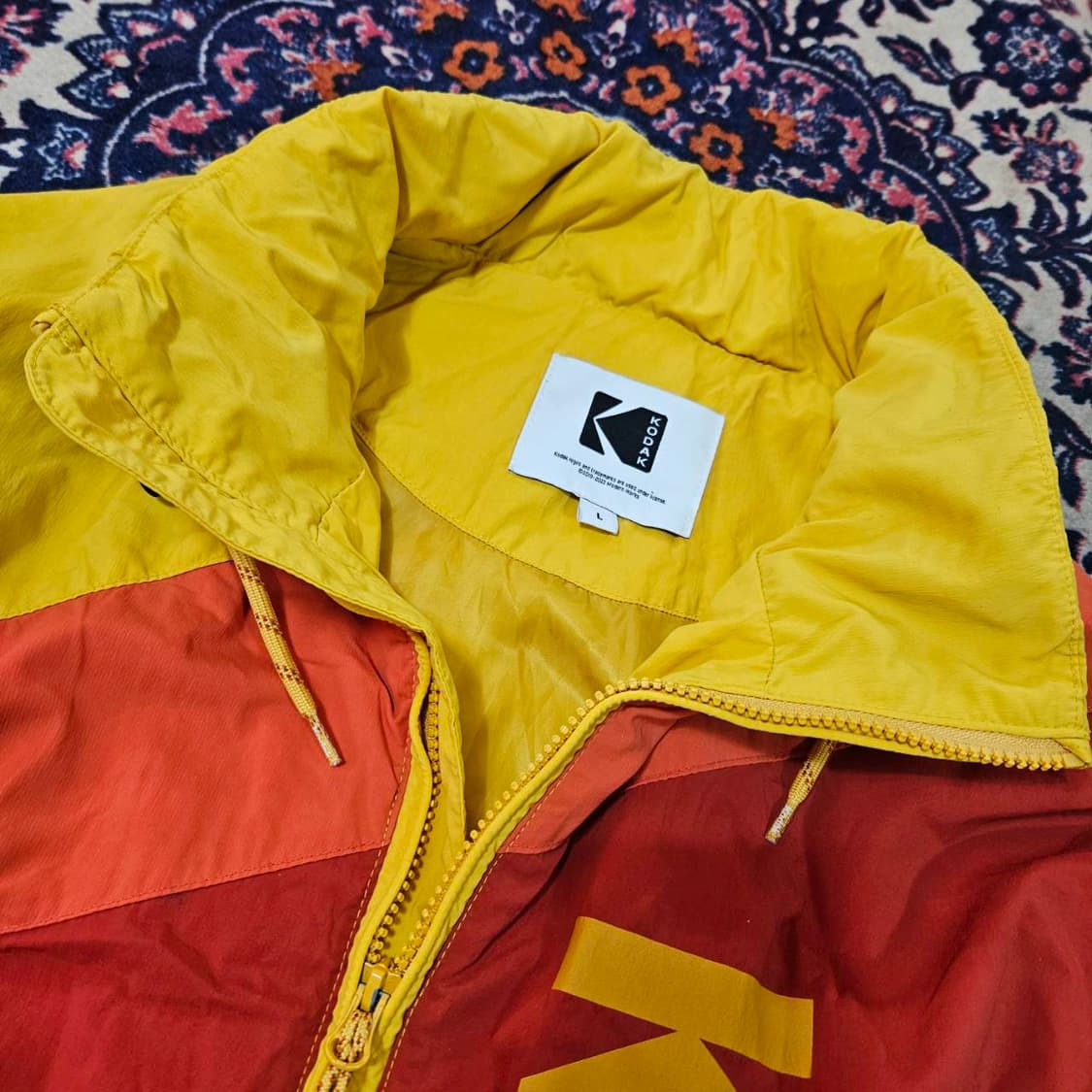 코닥(Kodak) 21FW 시그니처
빅로고 케이 바람막이 자켓
 상품이미지6