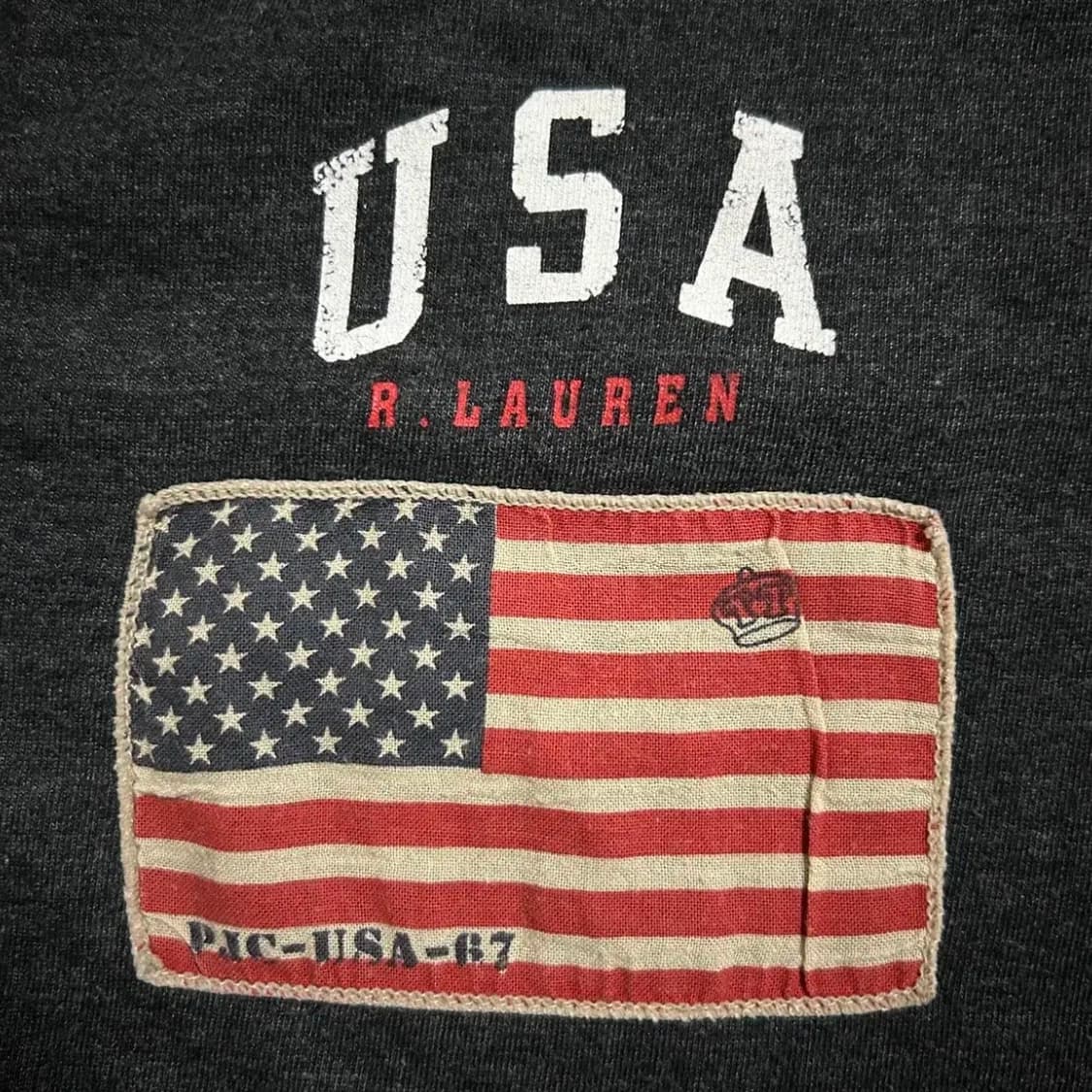 폴로 USA 치프키프 차콜 반팔(M) 상품이미지4