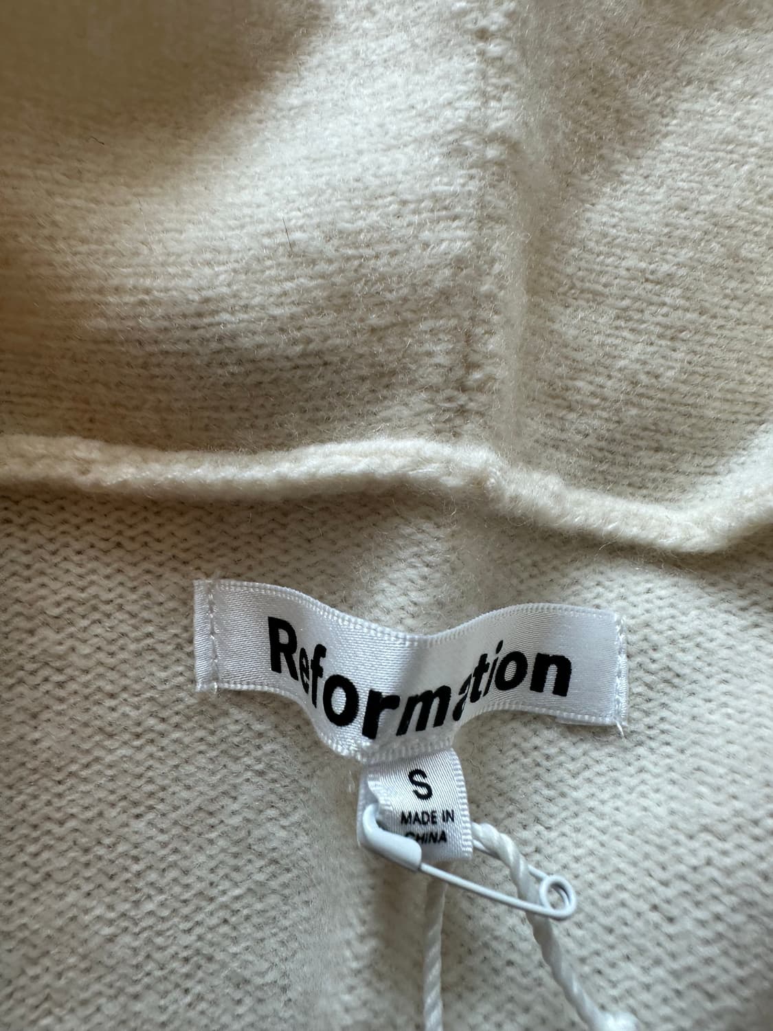 새상품 리포메이션(reformation) 엘레오노라 울 가디건 S 상품이미지7