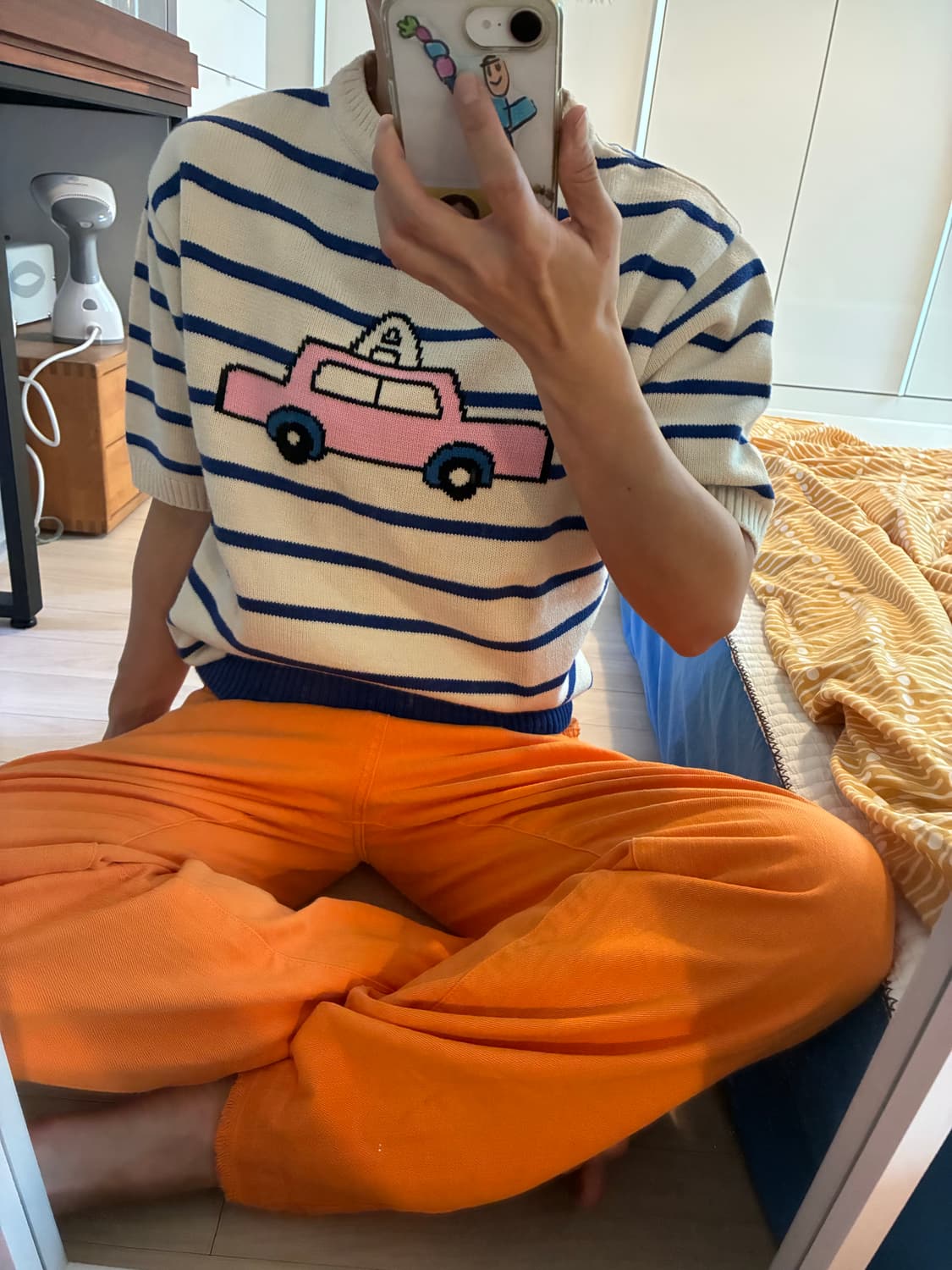 아더에러(ADERERROR) 자동차 자수 니트 반팔 (남녀공/A3사이즈) 상품이미지9