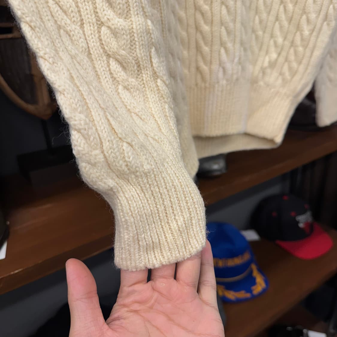 90s VINTAGE 빈티지 프레피 크리켓 니트 클래식 N38 상품이미지5