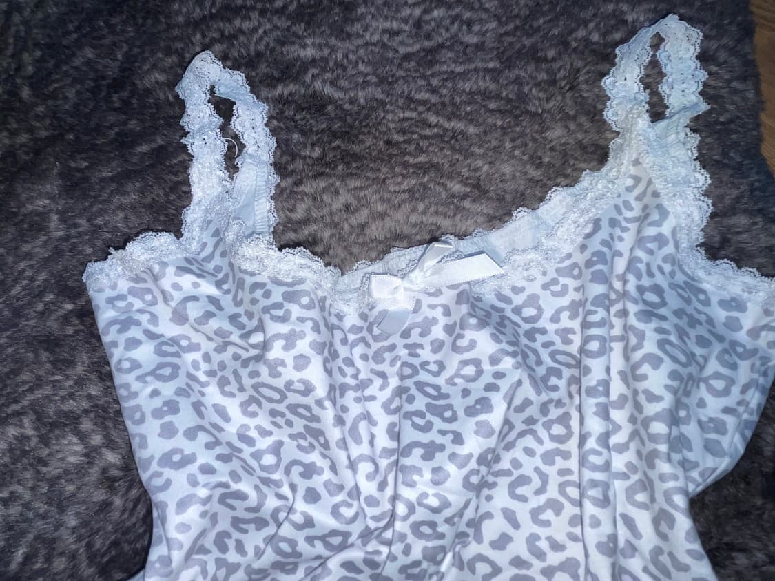 Leopard lace sleeveless 상품이미지6