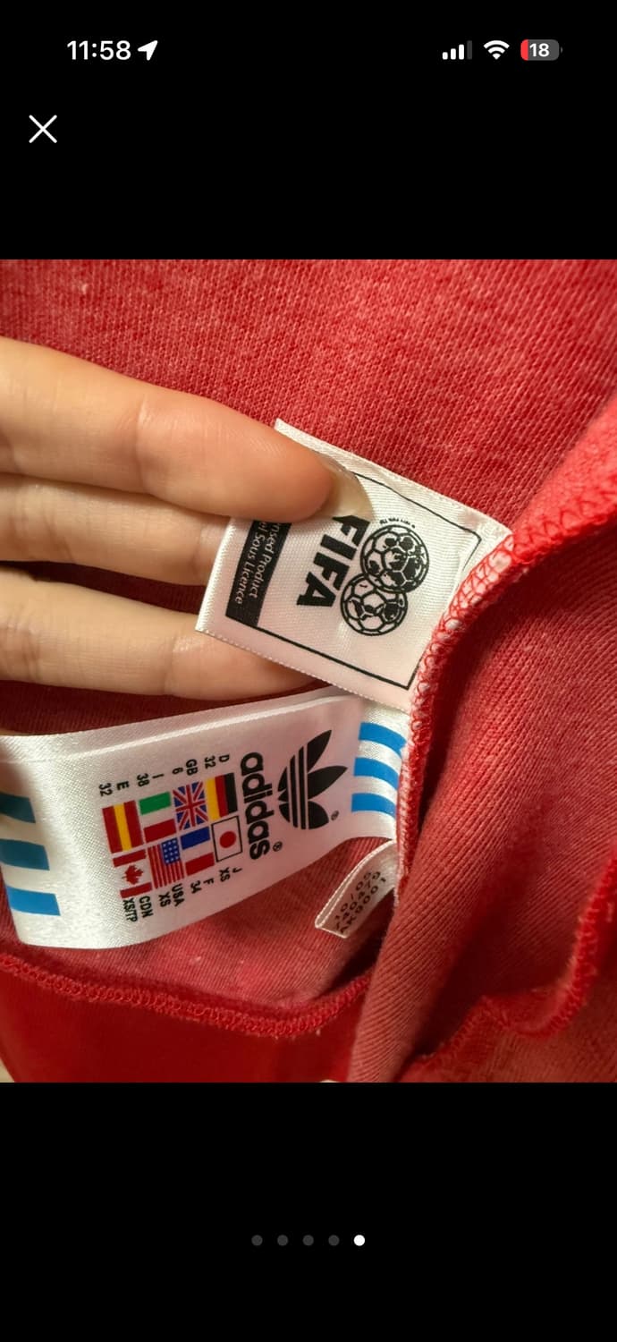 잉글랜드 아디다스 트랙탑 레드 상품이미지4