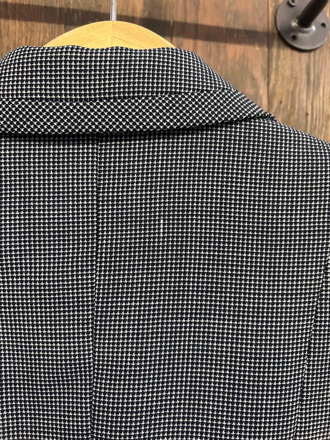 버버리 정품 네이비 잔체크 자켓 상품이미지6