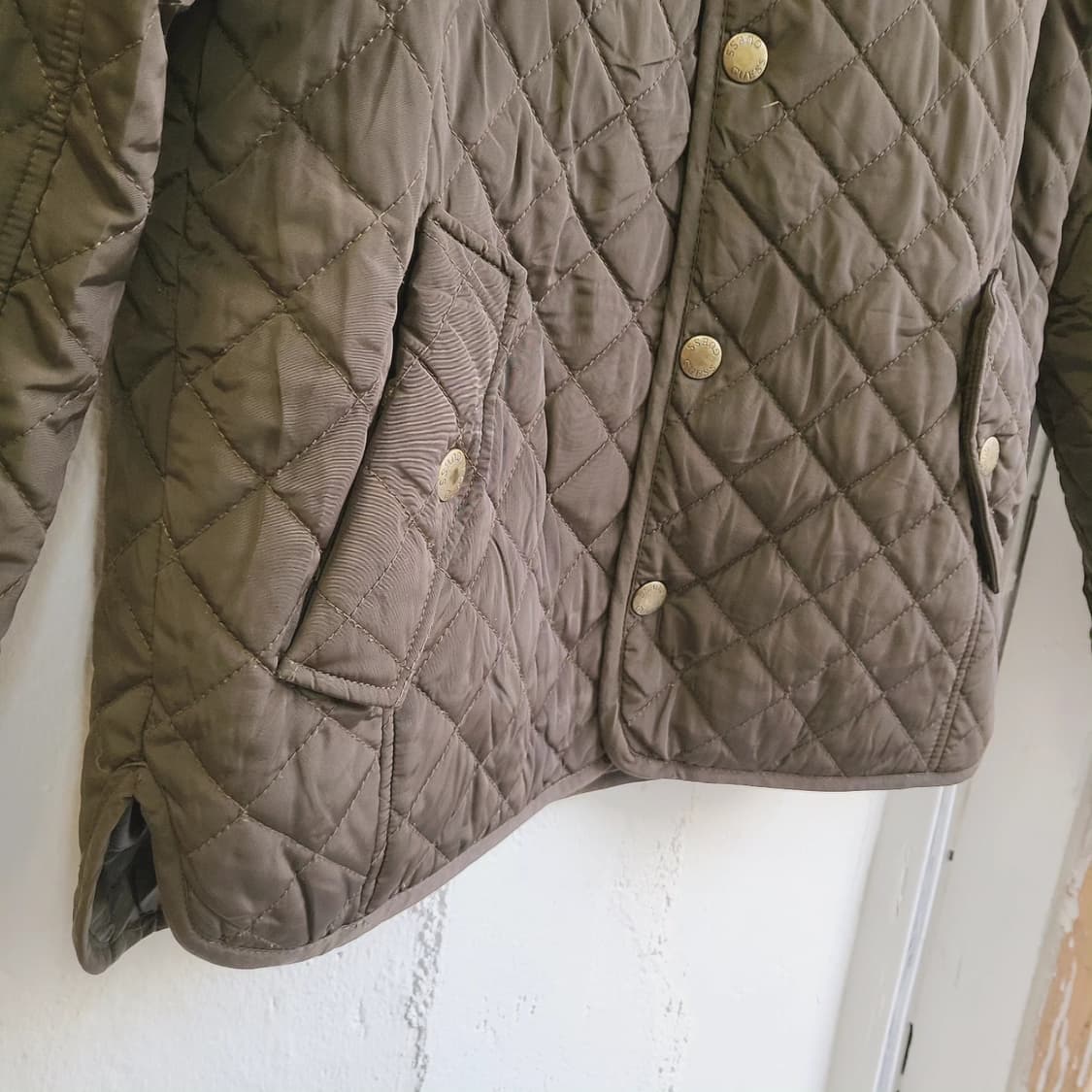 Guess jeans 카키 경량패딩 여성 퀼팅 자켓  상품이미지5