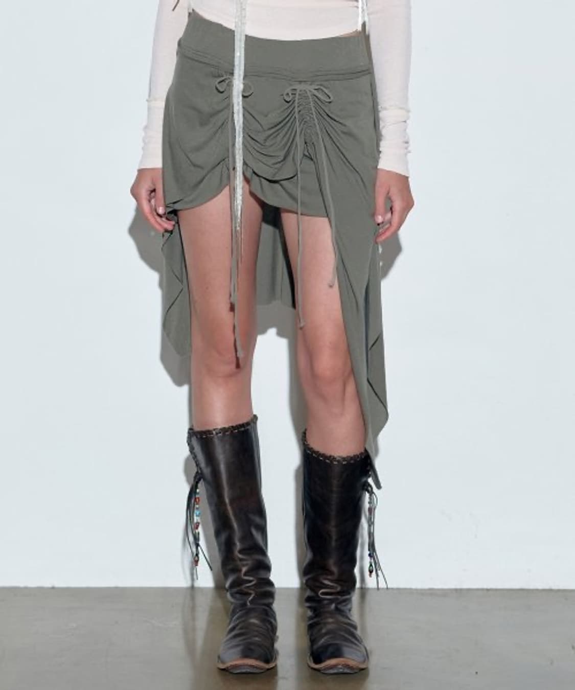 스컬프터 Layered Fairy Skirt Khaki xs 상품이미지1