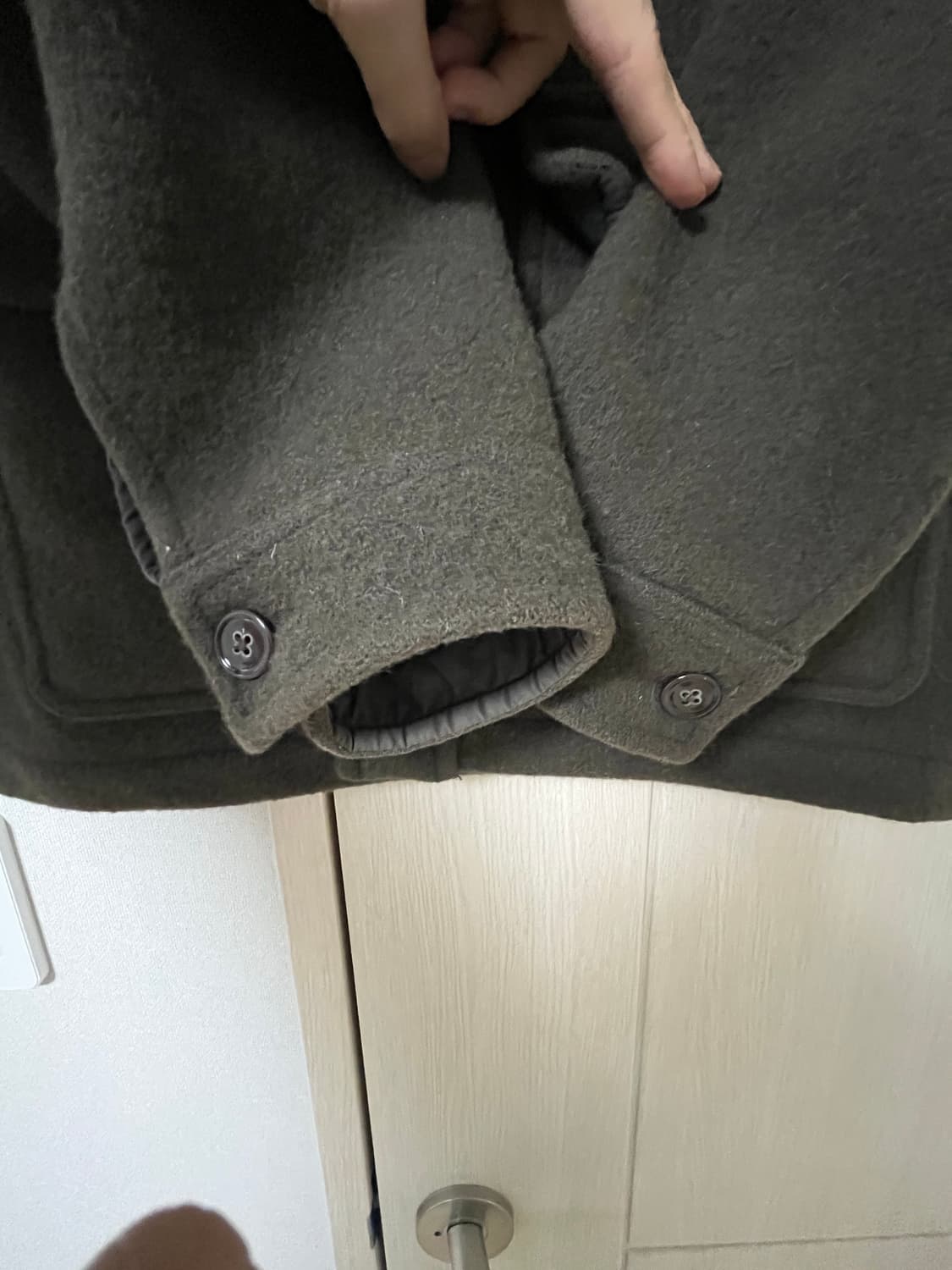 르메르 헌팅자켓 퓨터그린 46size 상품이미지2