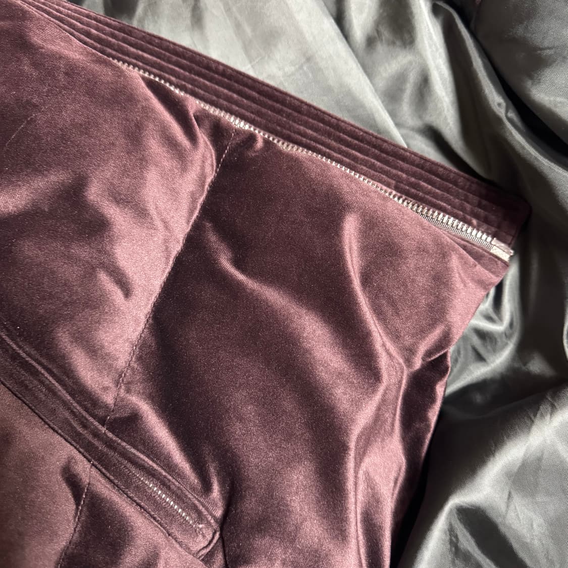 에잇세컨즈 포도주색 패딩 상품이미지6