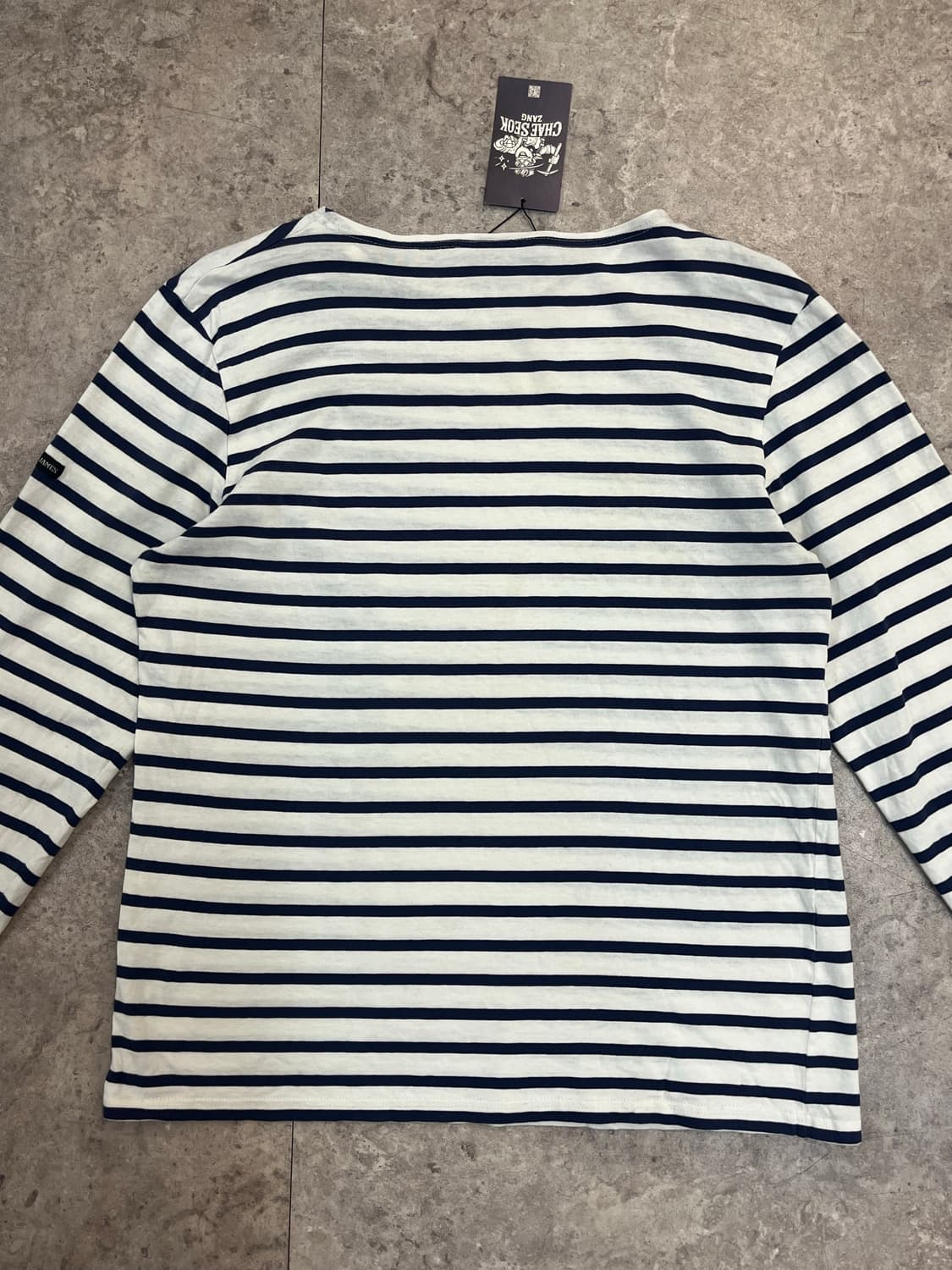 세인트제임스 스트라이프 긴팔티 화이트 #csz3270  상품이미지8