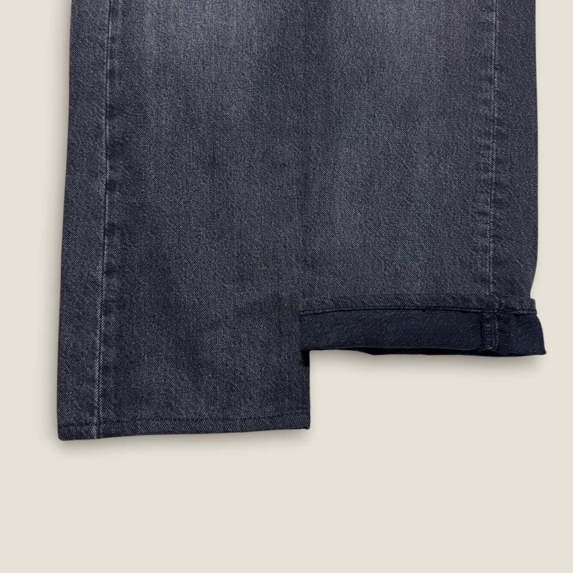 리바이스 501 워싱 흑청 데님 팬츠 31 상품이미지3