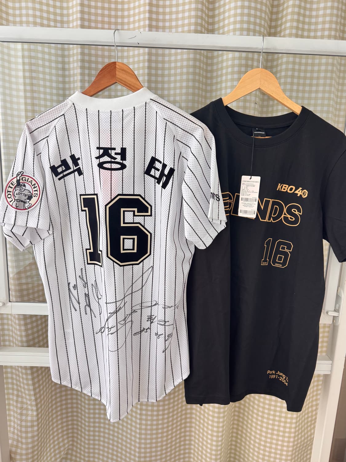 롯데자이언츠 유니폼+ 티셔츠  상품이미지2
