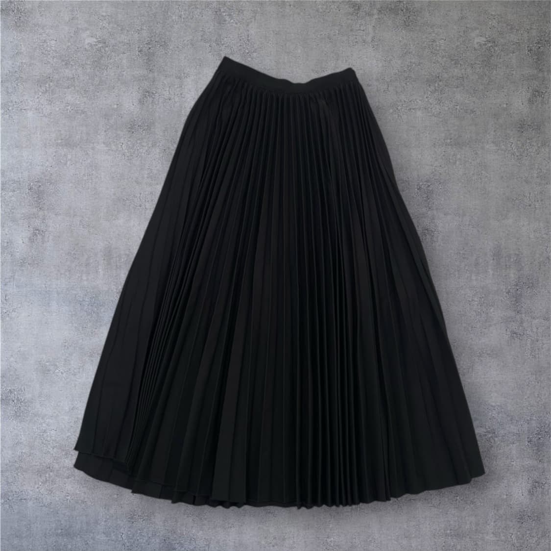 발렌티노 Valentino 블랙 벨트 디테일 플리츠 롱 스커트 S 상품이미지8