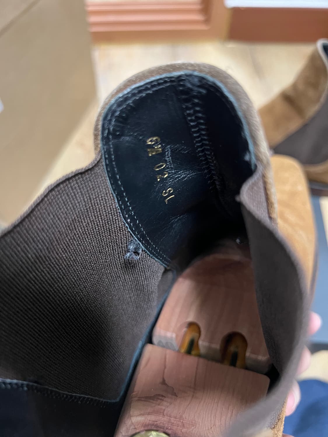 택포9) Loake 로크 미첨 스웨이드 첼시부츠 uk6.5 260 상품이미지6