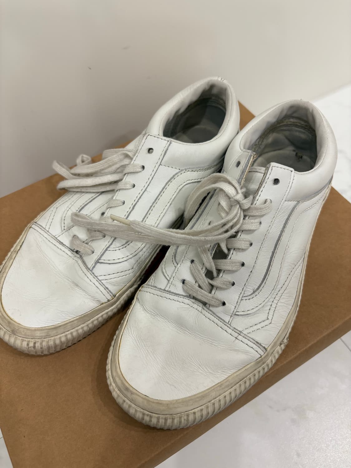 vans leather sneakers 상품이미지5