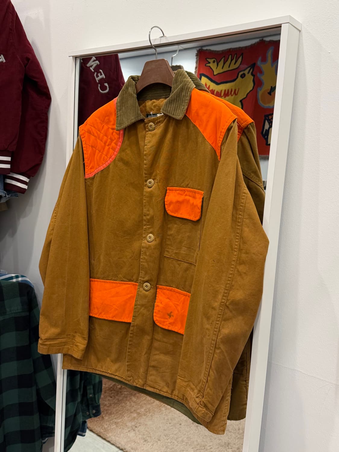 80s Softbak 빈티지 캔버스 모호크 헌팅 자켓 (made USA) 상품이미지1