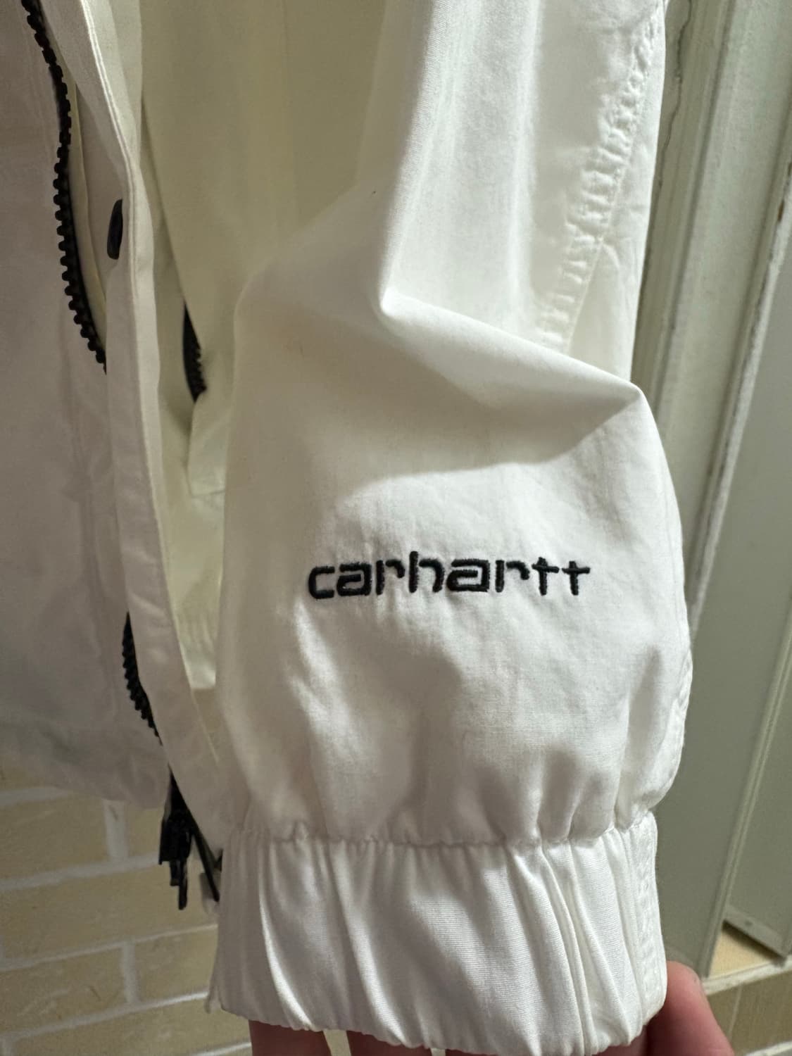 칼하트 - 코튼 바람막이 자켓 화이트 색상 상품이미지7