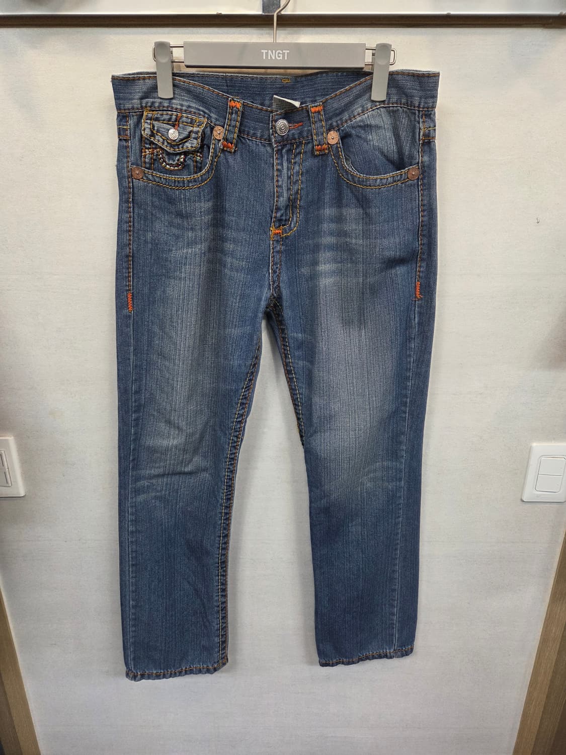 트루릴리전 빈티지 스티치 데님팬츠 34 상품이미지1