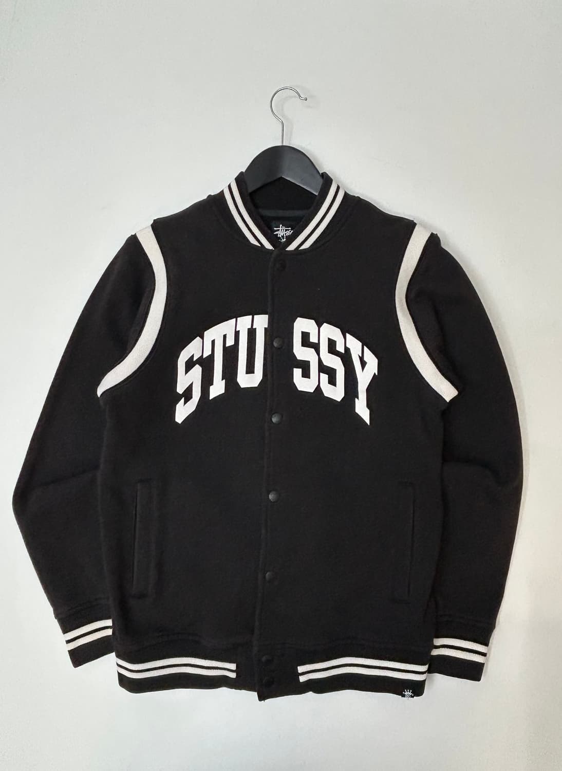 Stussy 스투시 블랙 바시티 자켓   상품이미지2
