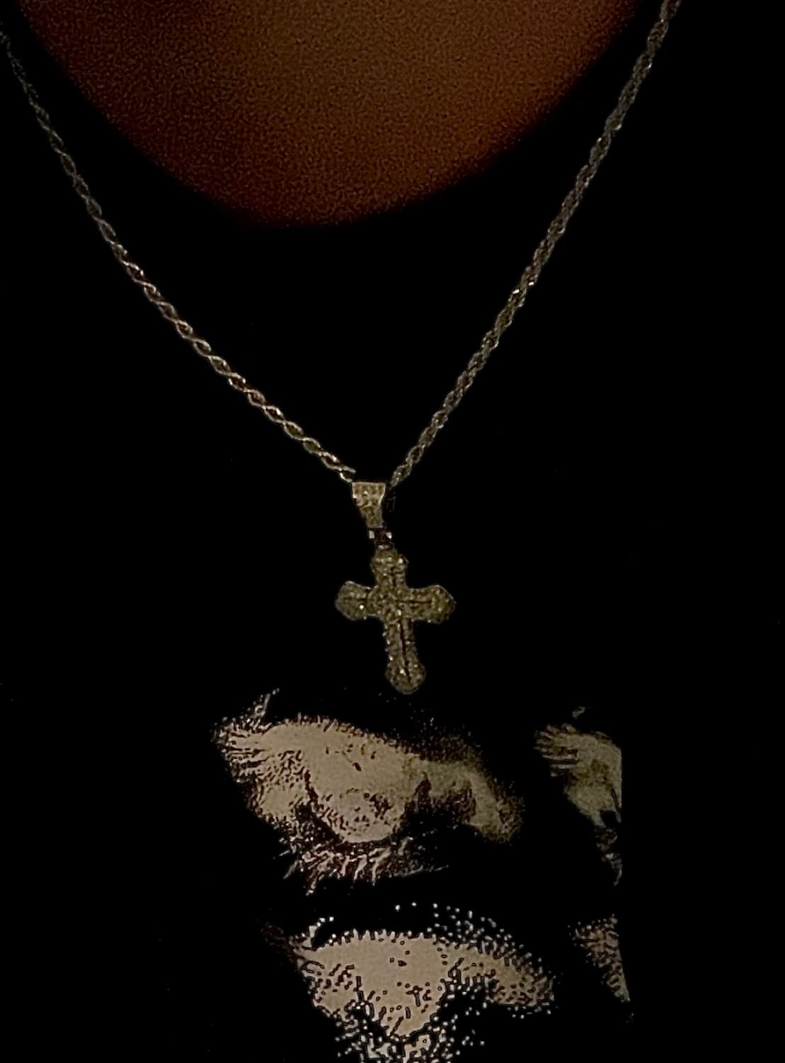 pcr053 Glow the cross cubic necklace 상품이미지10