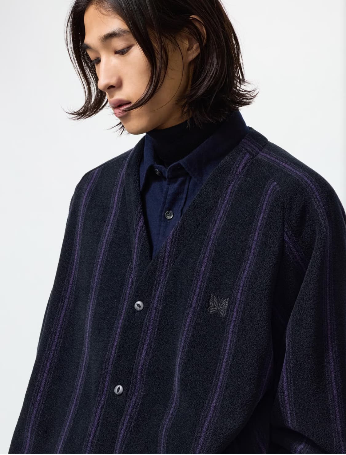 유니클로x니들스 후리스오버사이즈 가디건 상품이미지3