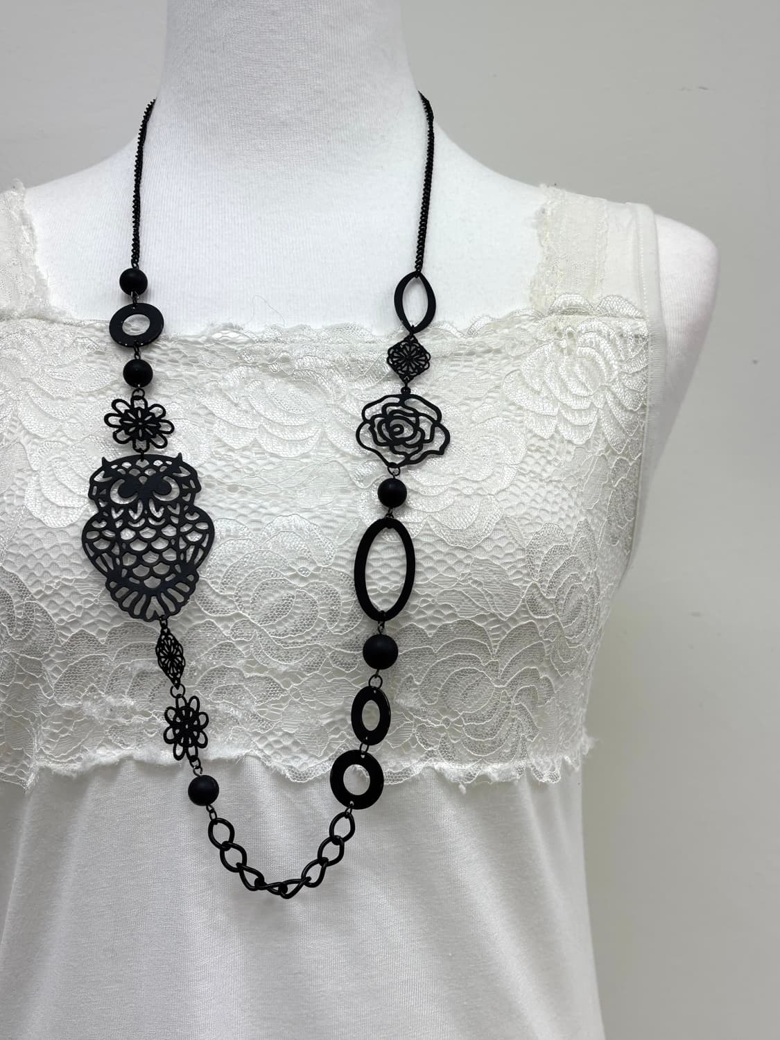 빈티지 블랙 오리엔탈 목걸이 상품이미지1