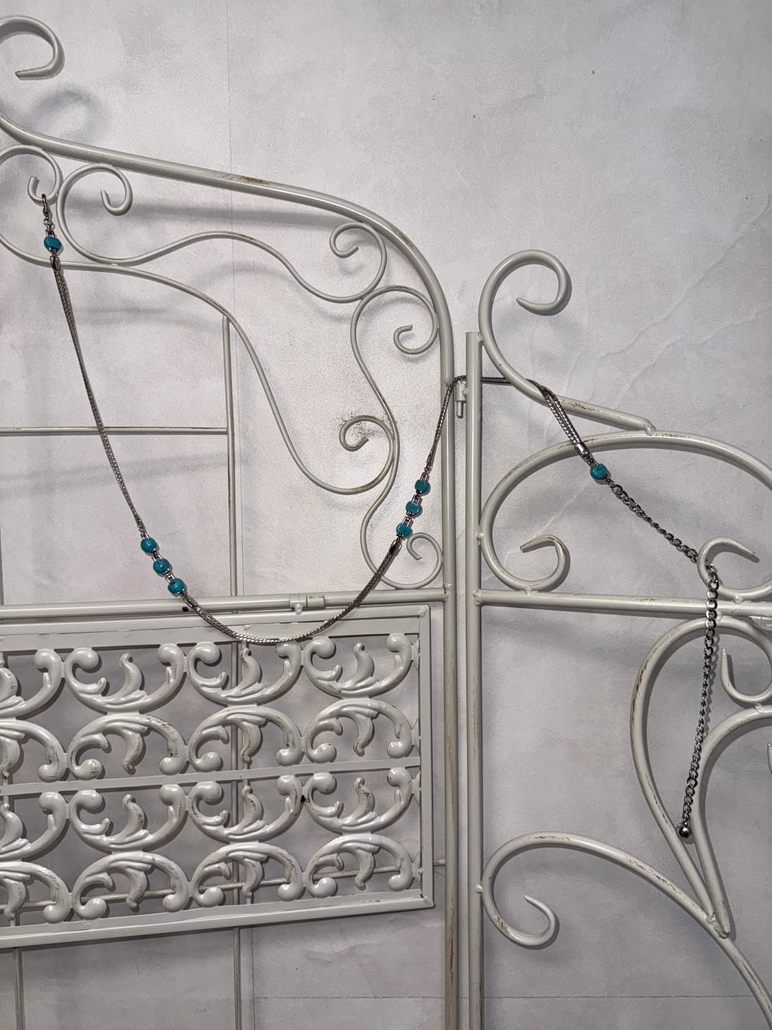Mint emerald gemstone chain belt 상품이미지1