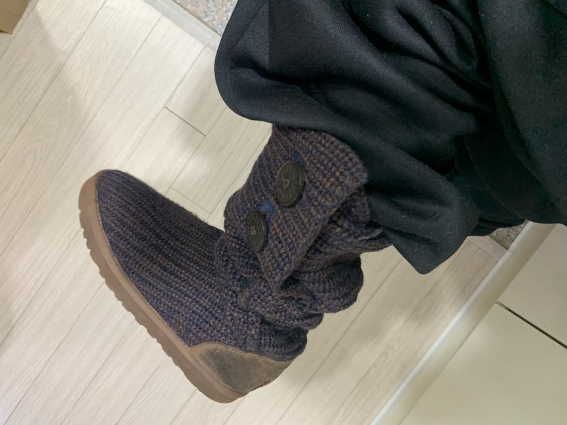 Ugg knit boots puple&red 상품이미지3