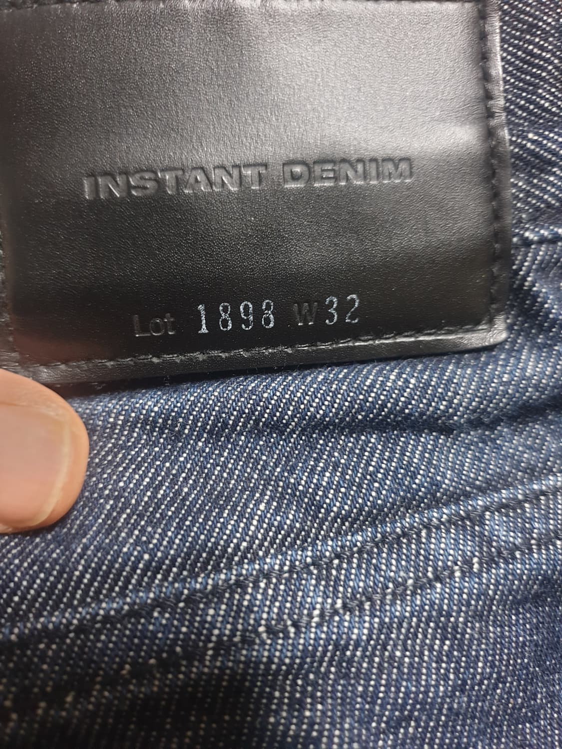 브랜디드/ 1898 와이드 스트레이트 데님 /32 상품이미지4