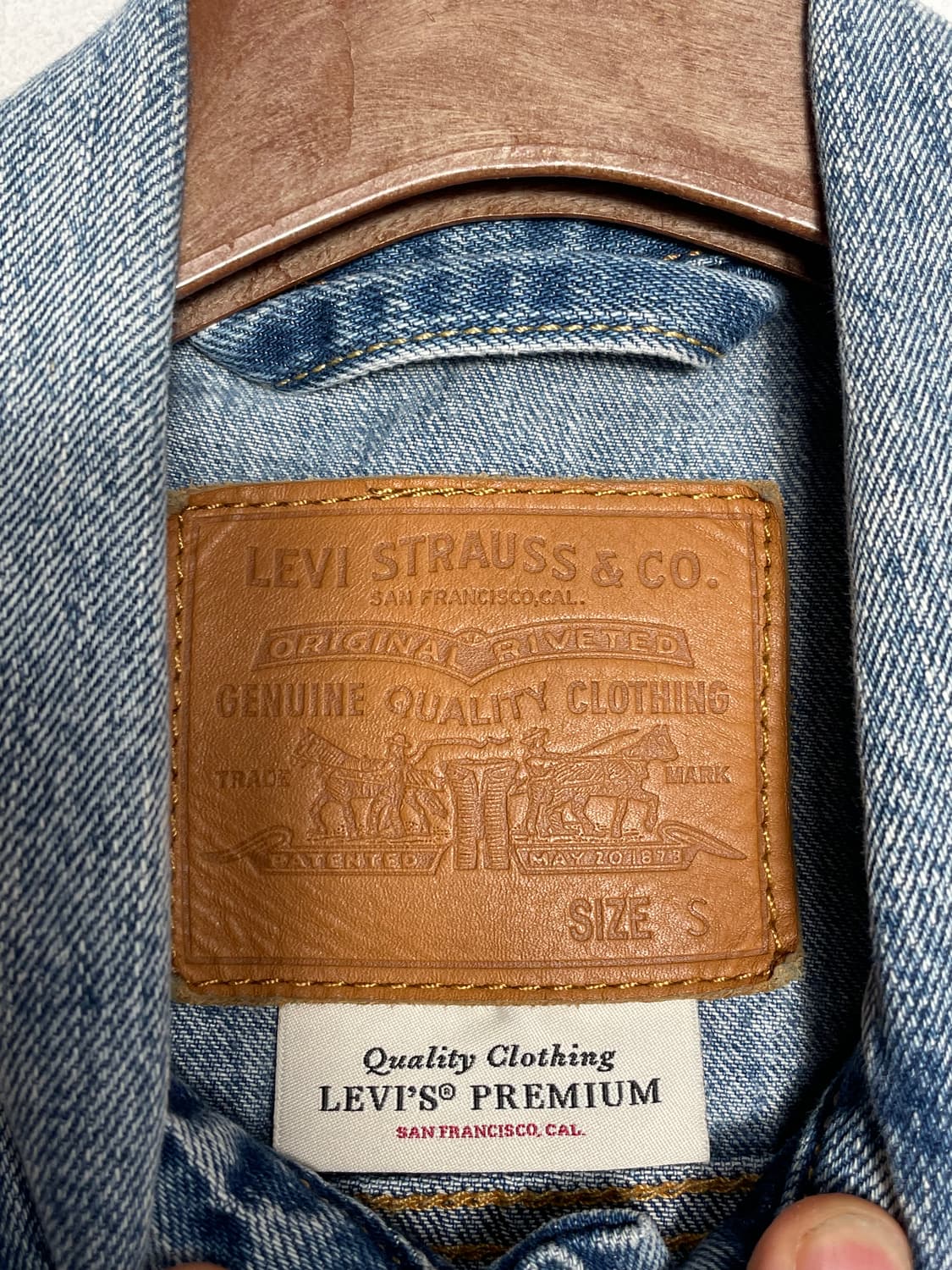 리바이스 데님 트러커 자켓 빅 e탭 상품이미지3