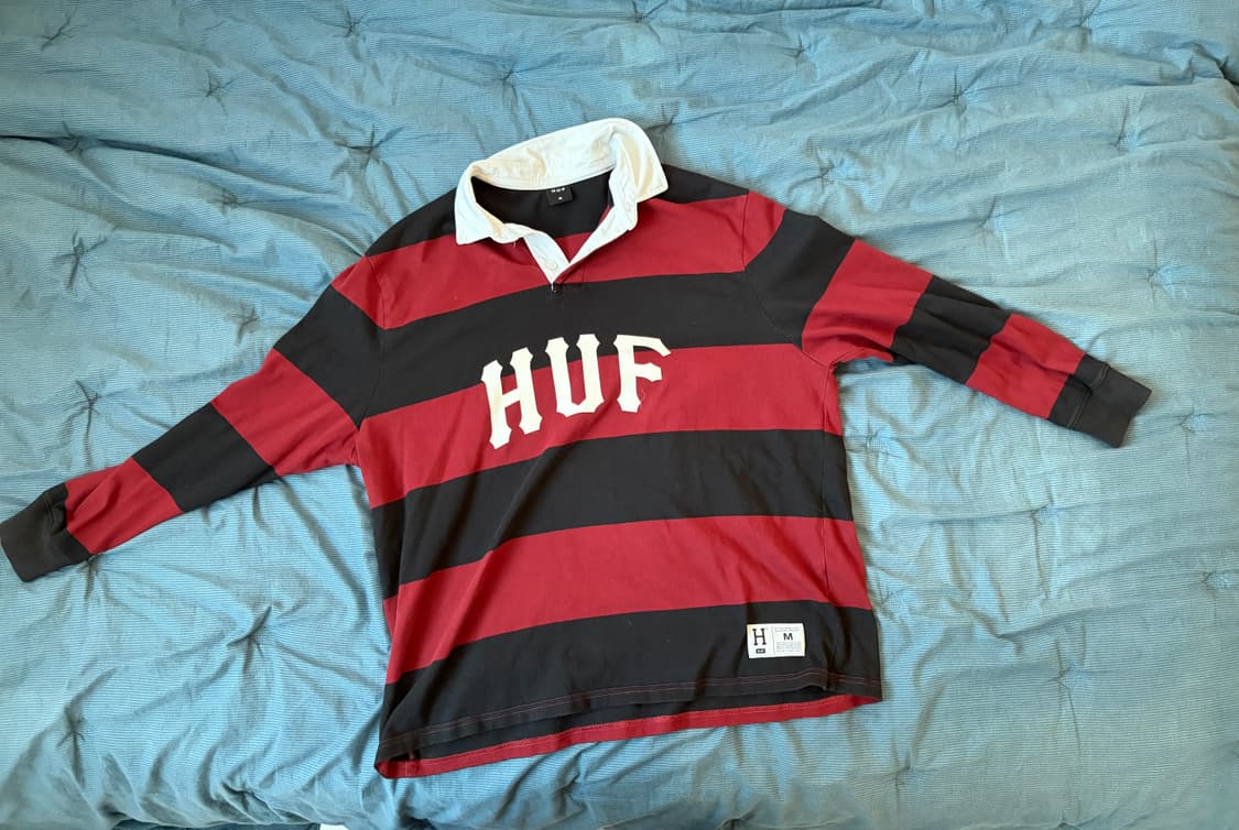 허프 럭비 스트라이프 맨투맨 상품이미지2