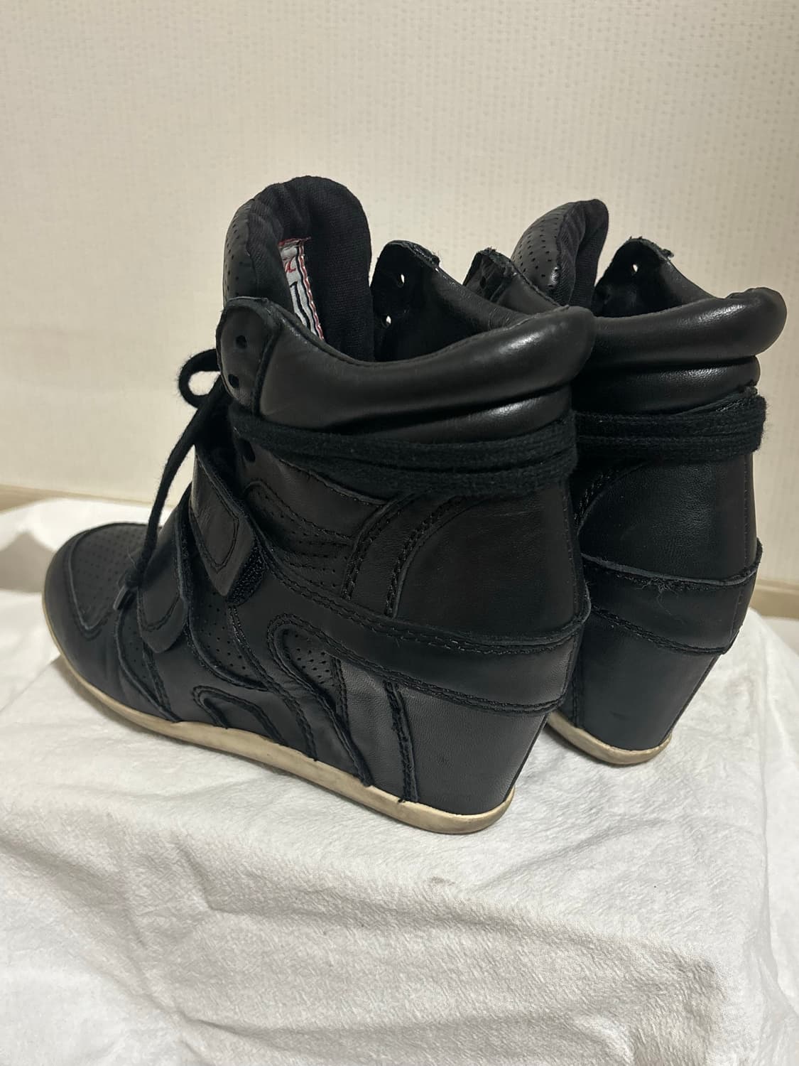 ash 아쉬 웨지힐 스니커즈 블랙 36 상품이미지3