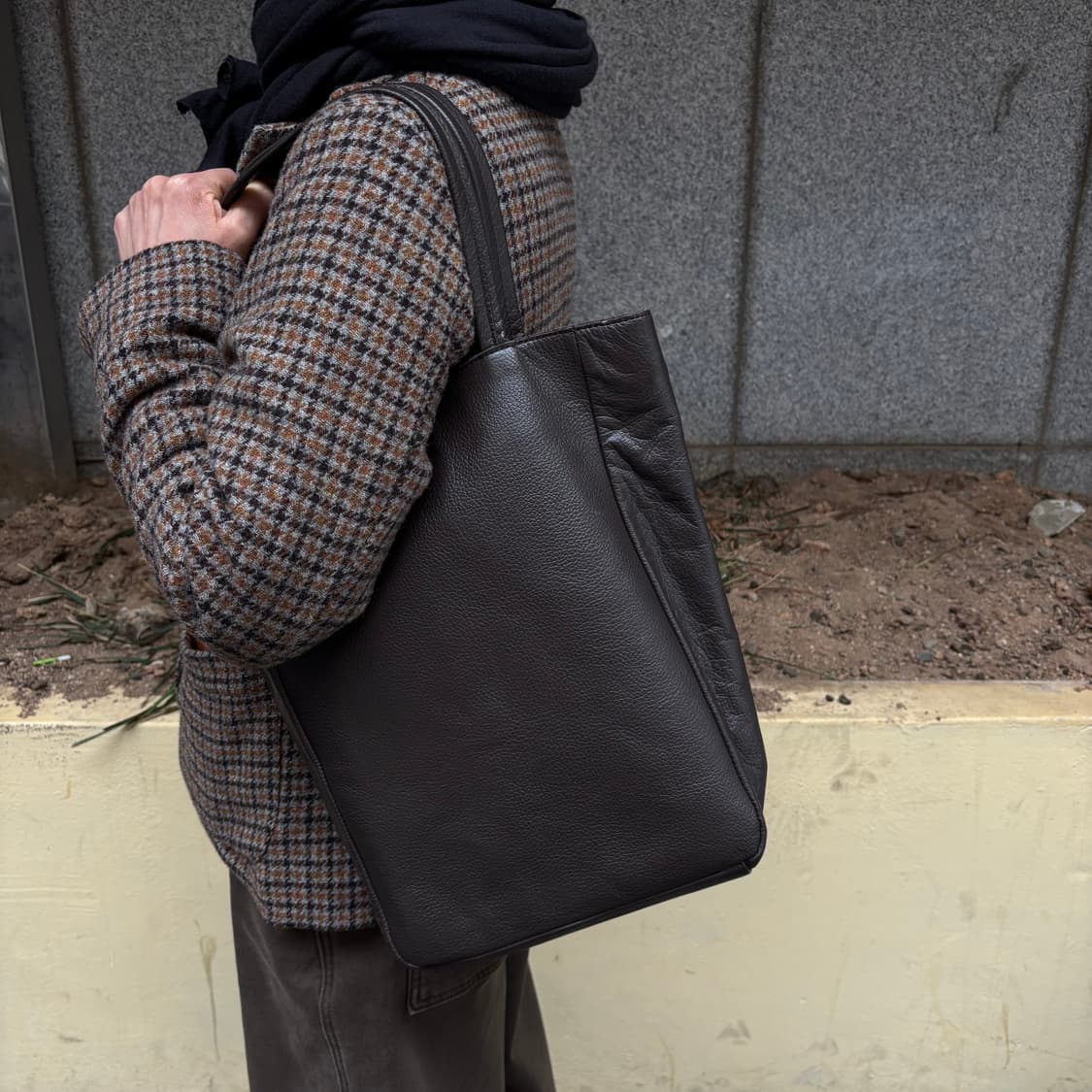 vtg cowhide sp tote bag 상품이미지1