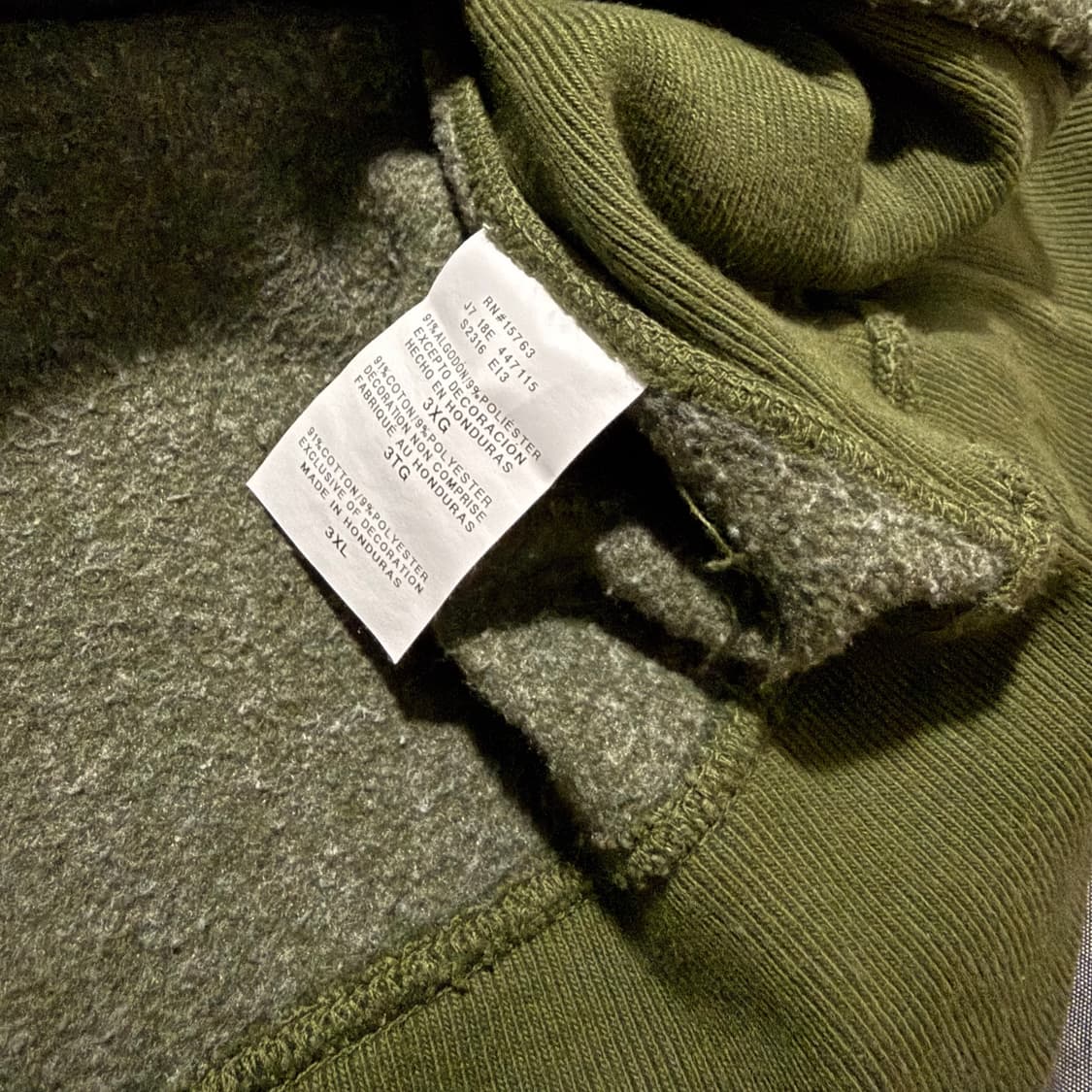 Reverse Weave Pullover Hood Shirts 상품이미지7