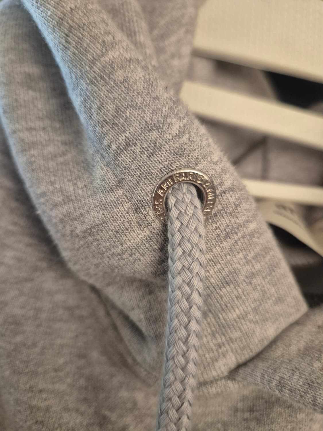 아미 그레이 하트 로고 후드티 L100사이즈 상품이미지9