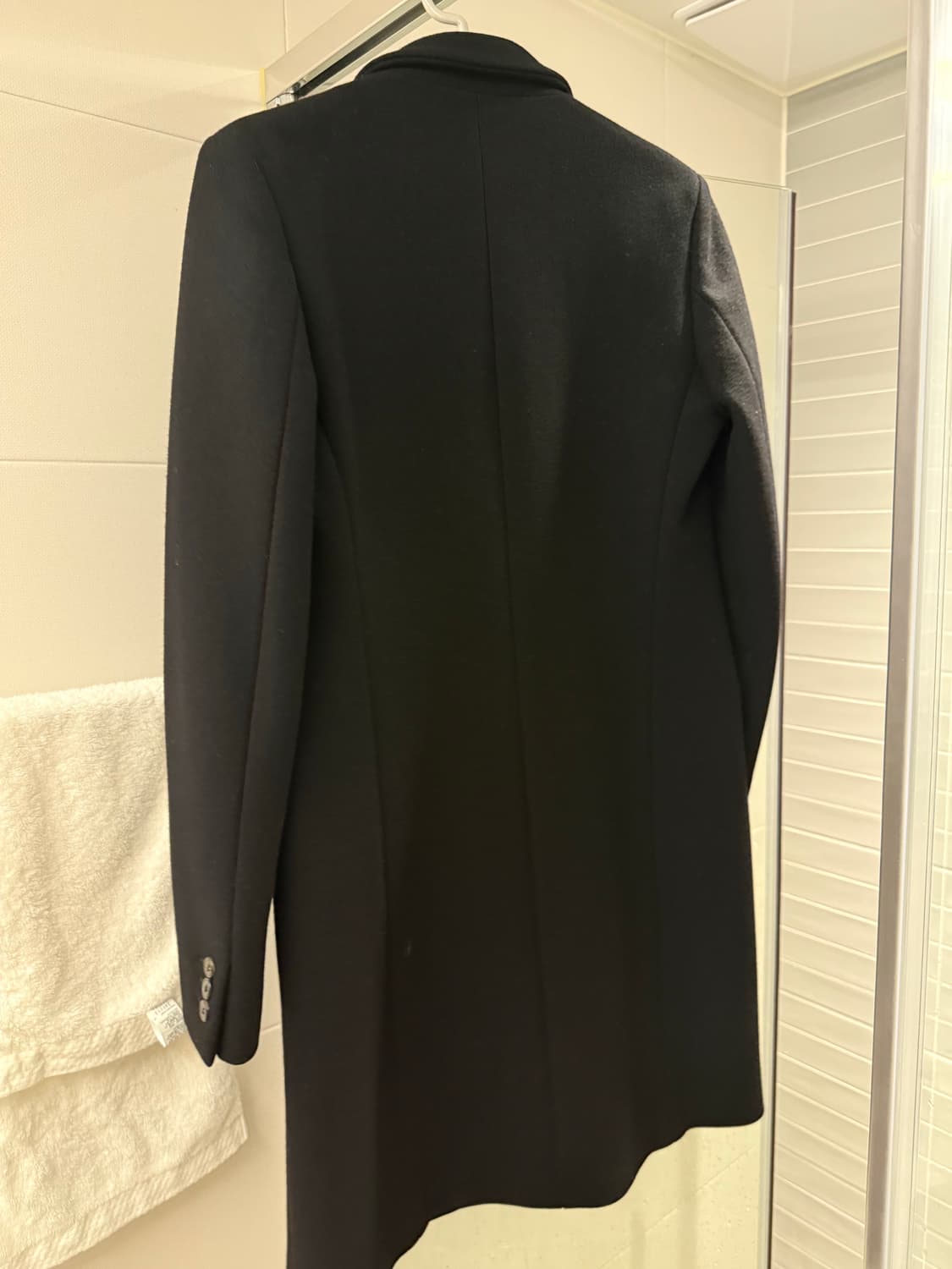 jil sander 질샌더 블랙 싱글 클래식 코트 상태최상 상품이미지2