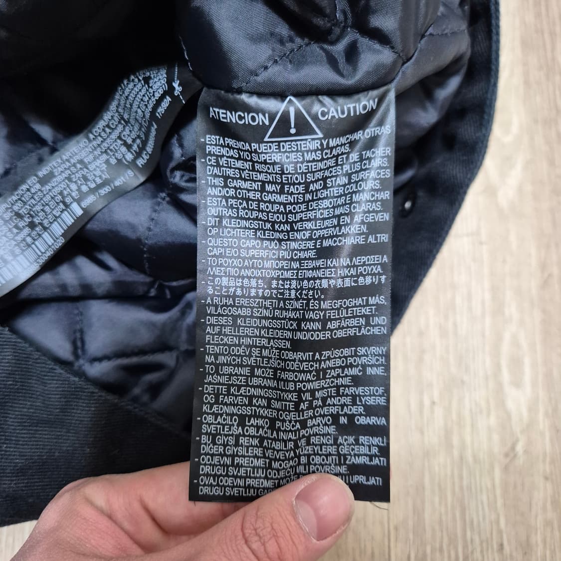 자라 이너퀄팅 투포켓 트러커 자켓 S(90) 상품이미지5